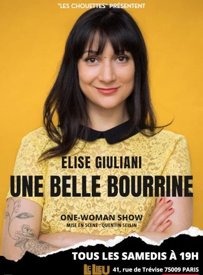 Une Belle Bourrine, spectacle d'Elise Giuliani