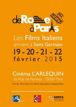 De Rome à Paris au cinéma l'Arlequin