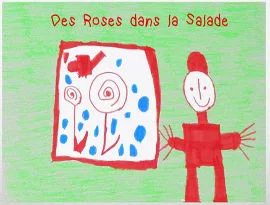 Des roses dans la salade de Riccardo Colombini