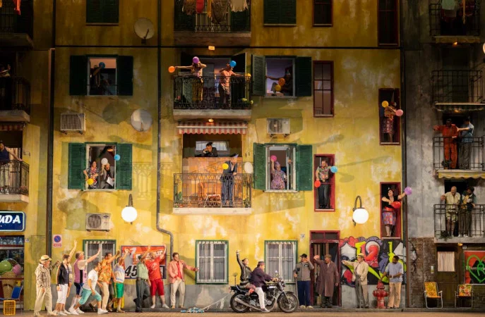 Il Barbiere di Siviglia de Rossini revient à l'Opéra Bastille avec la mise en scène de Damiano Michieletto, du 10 juin au 13 juillet 2025