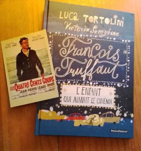François Truffaut, L'enfant qui aimait le cinéma de Luca Tortolini (texte) et Victoria Semykina (illustration)